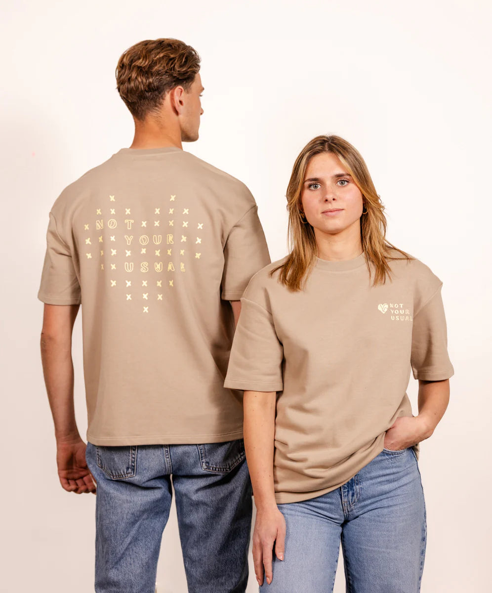 Unisex Minimal T-shirt(sand)