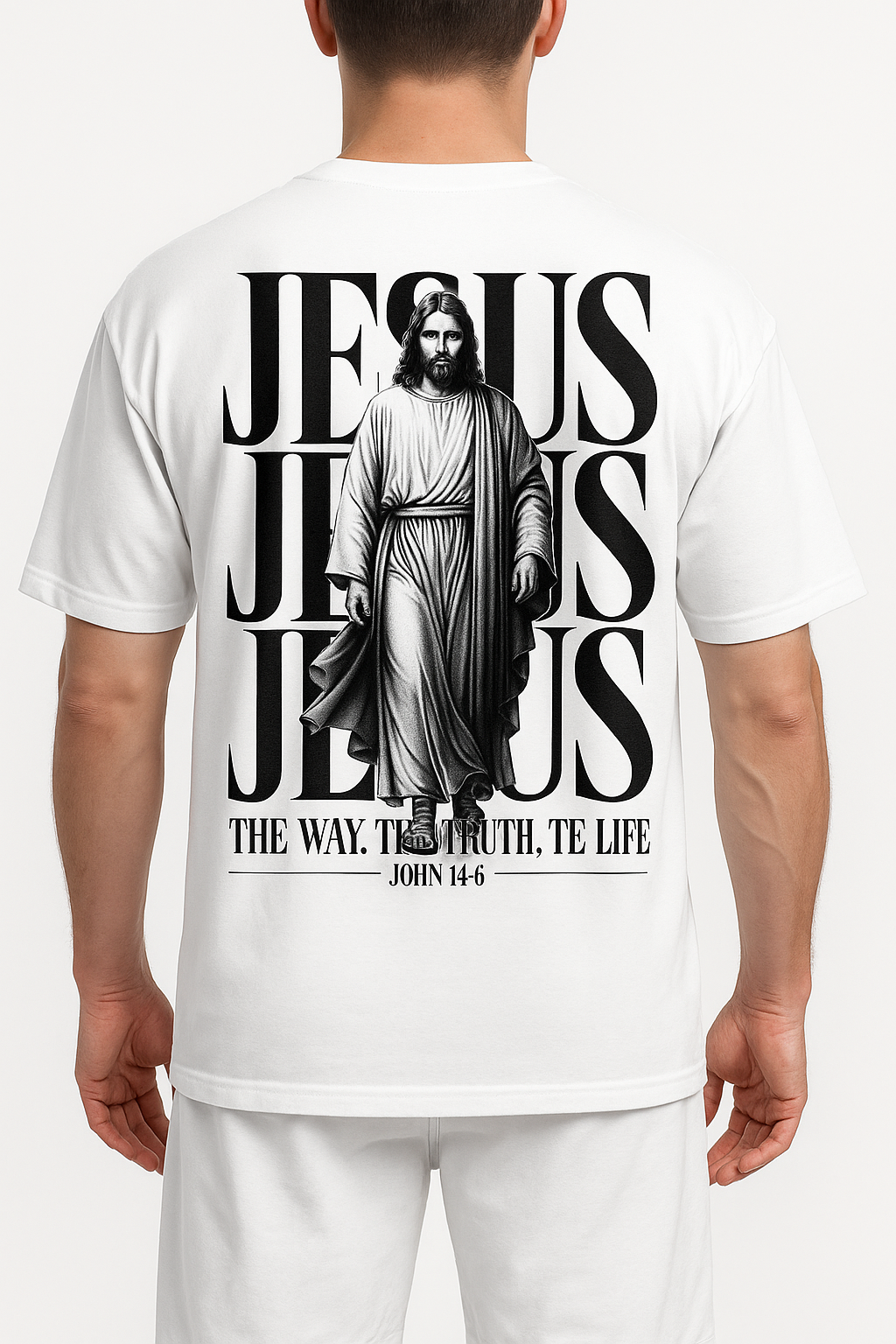 LUMINIX's - Jesus White T-shirt