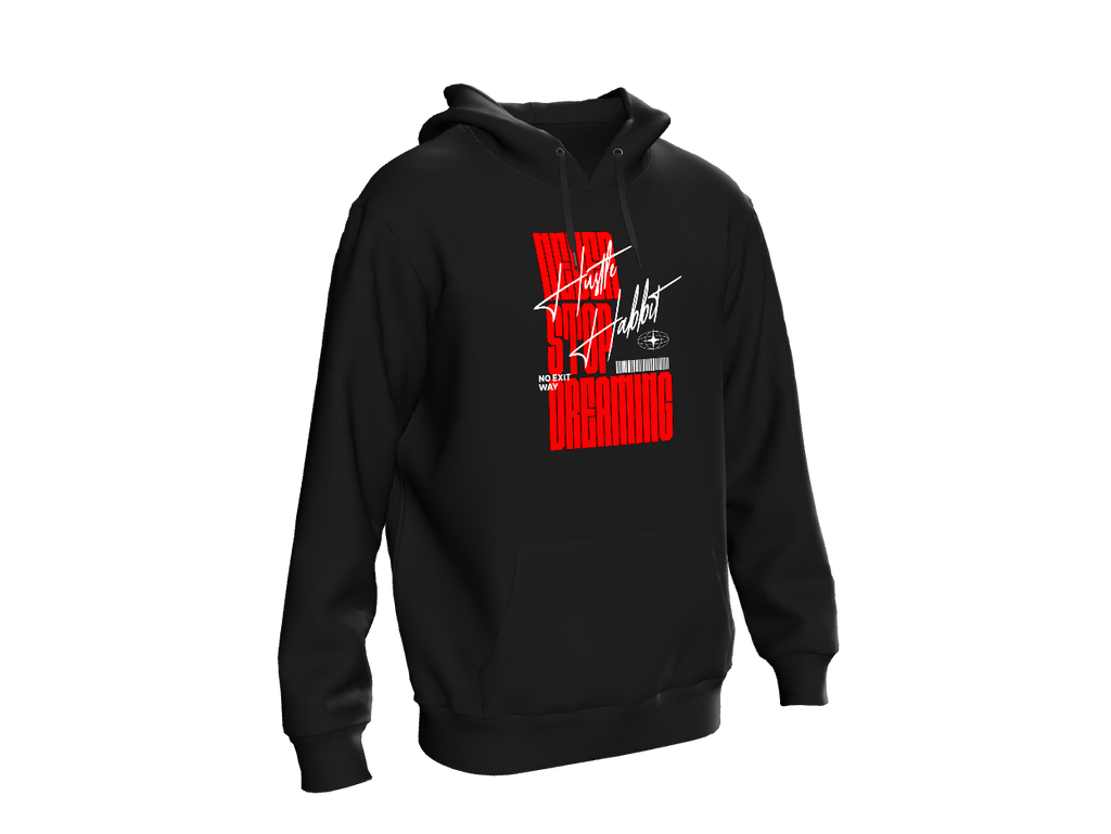 LUMINIX's - Never Stop Dreaming – Black Hoodie