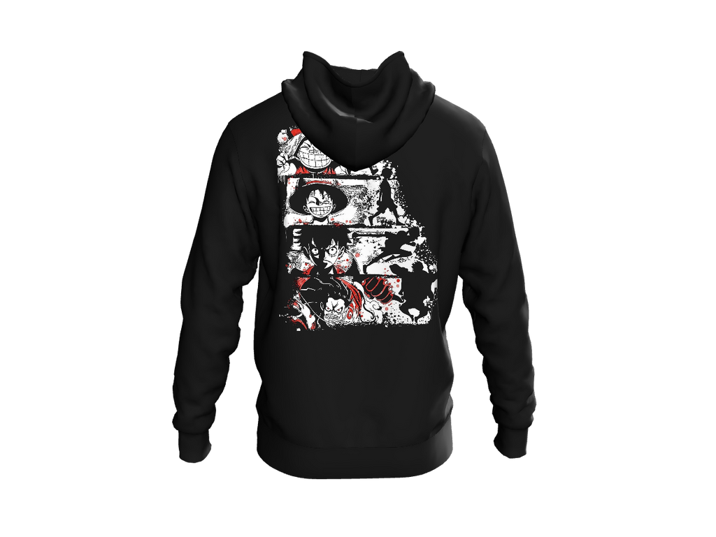 LUMINIX's - One Piece Luffy Evolution Oversized Hoodie