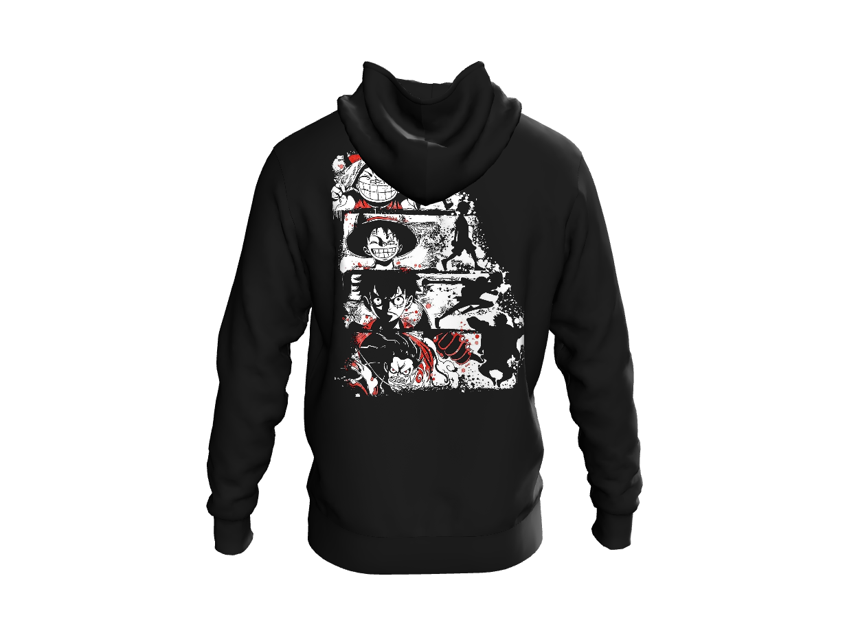 LUMINIX's - One Piece Luffy Evolution Oversized Hoodie