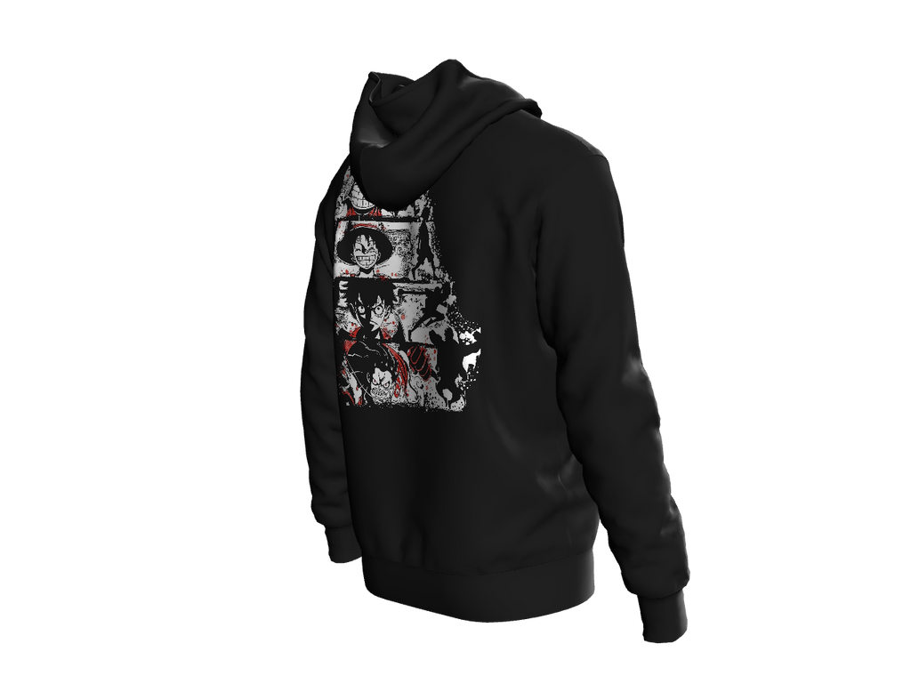 LUMINIX's - One Piece Luffy Evolution Oversized Hoodie