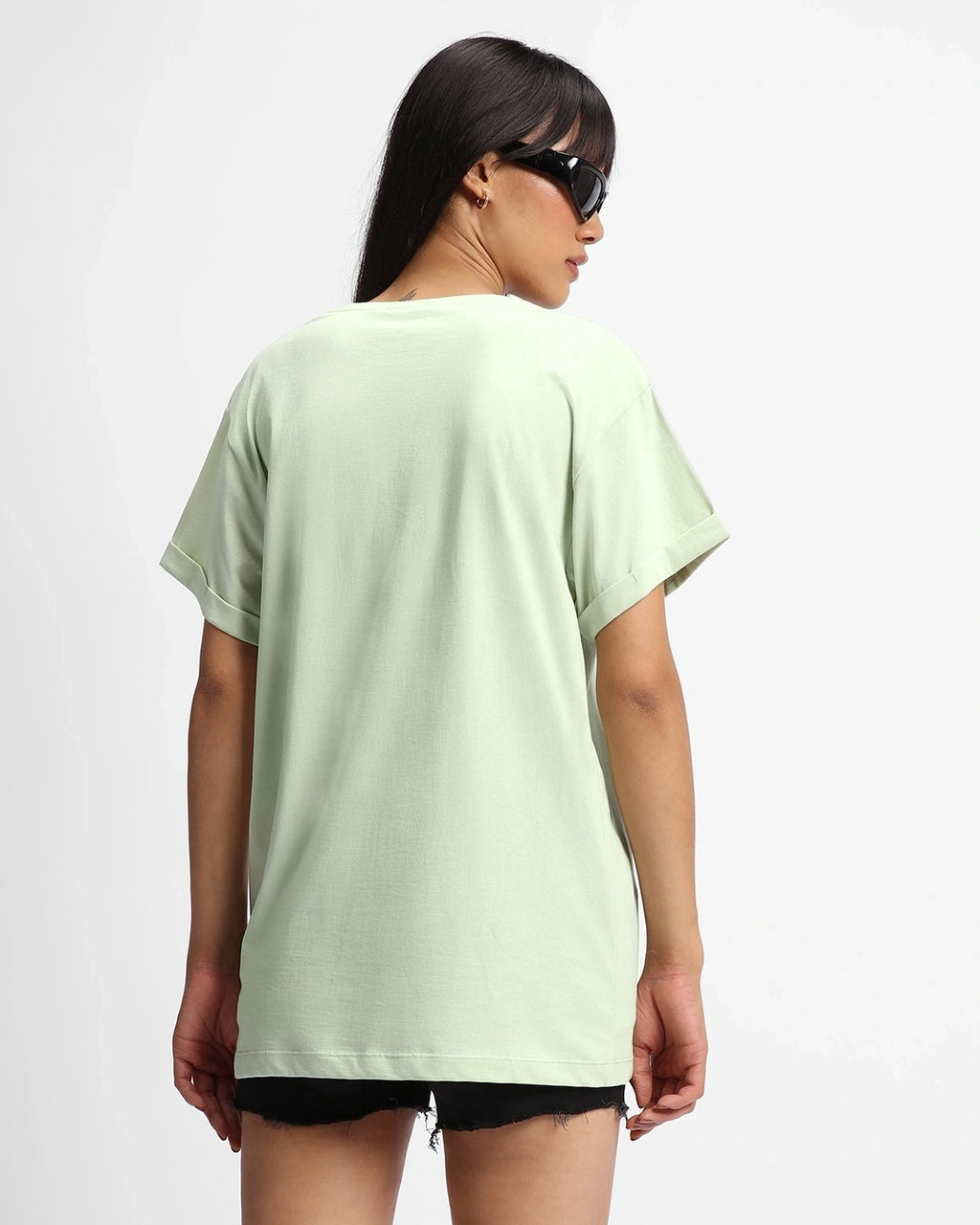 LUMINIX's - Women's Fog Green  Boyfriend T-shirt
