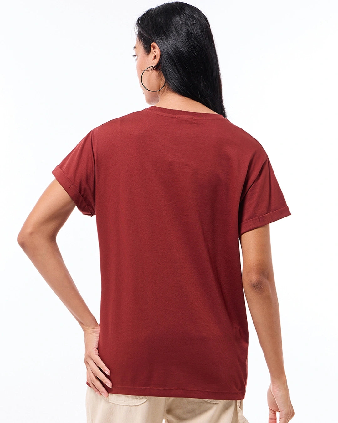 LUMINIX's - Women's Fired Brick Boyfriend T-shirt