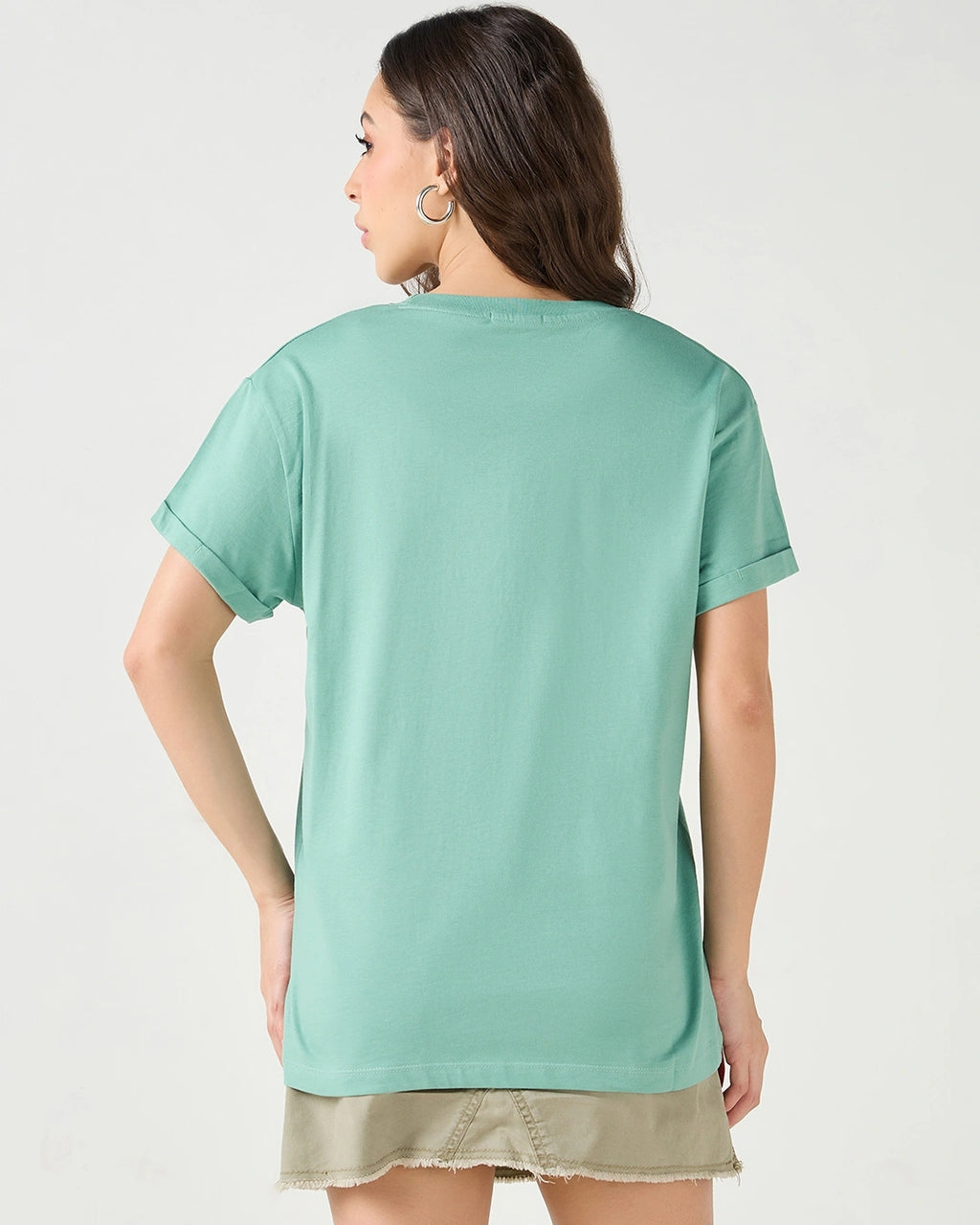 LUMINIX's - Women's Granite Green Boyfriend T-shirt