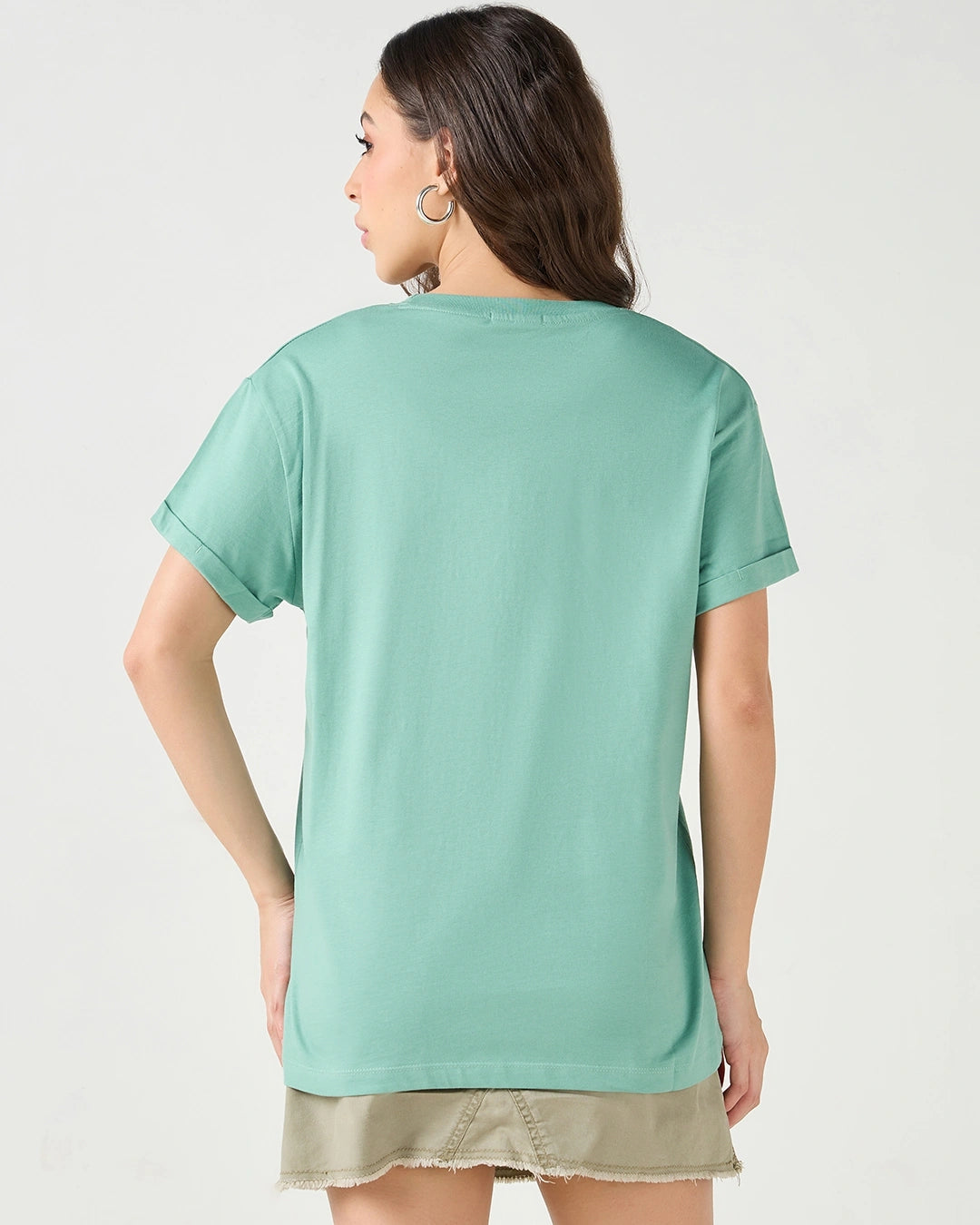 LUMINIX's - Women's Granite Green Boyfriend T-shirt