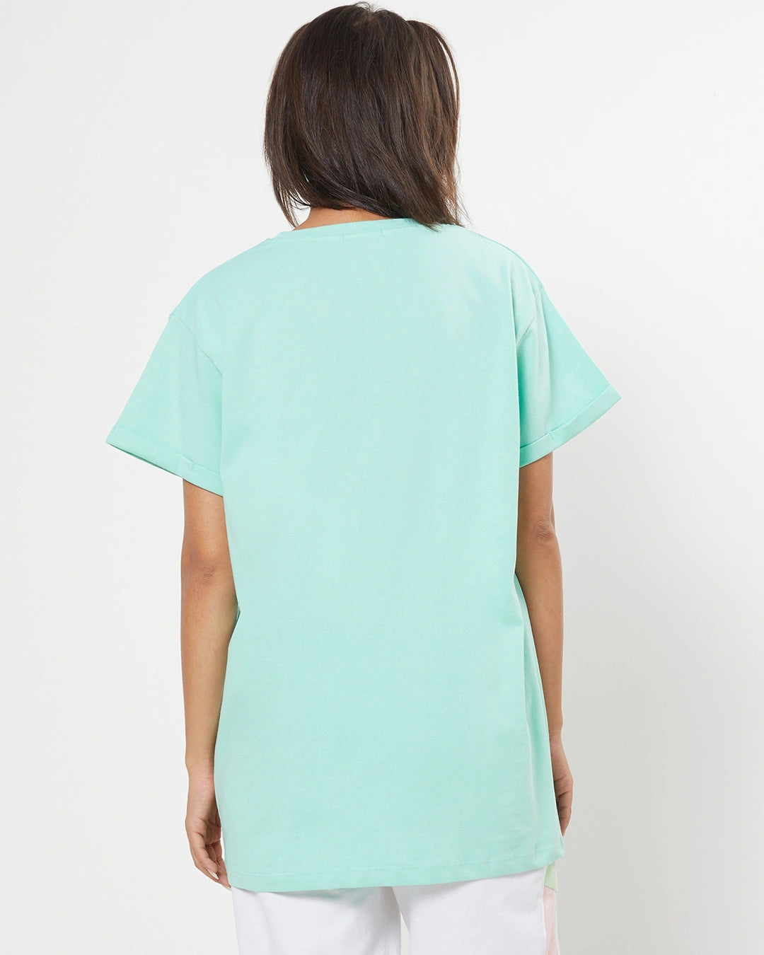 LUMINIX's - Women's Bird Egg Green Boyfriend T-shirt