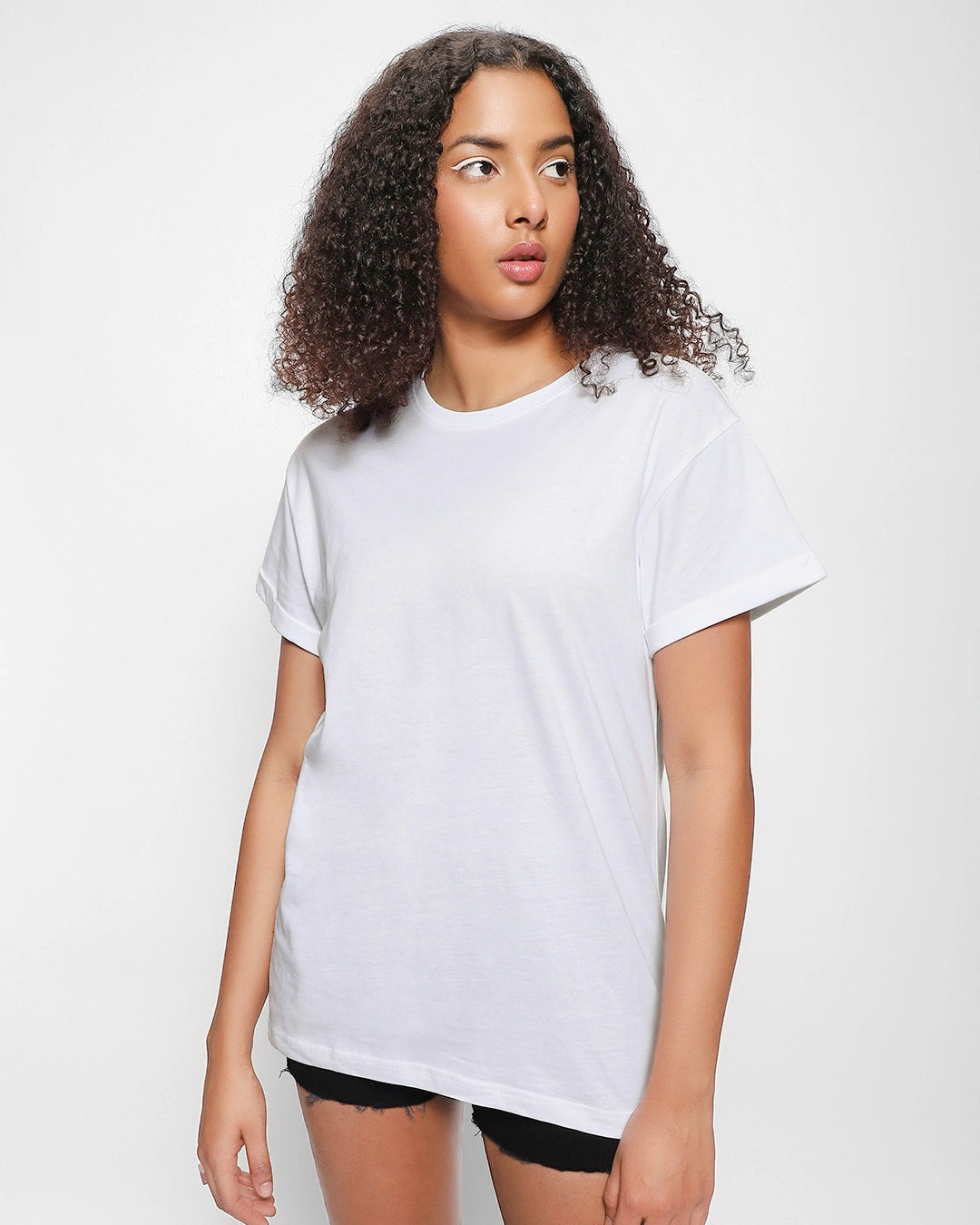 LUMINIX's - Women's white Boyfriend T-shirt